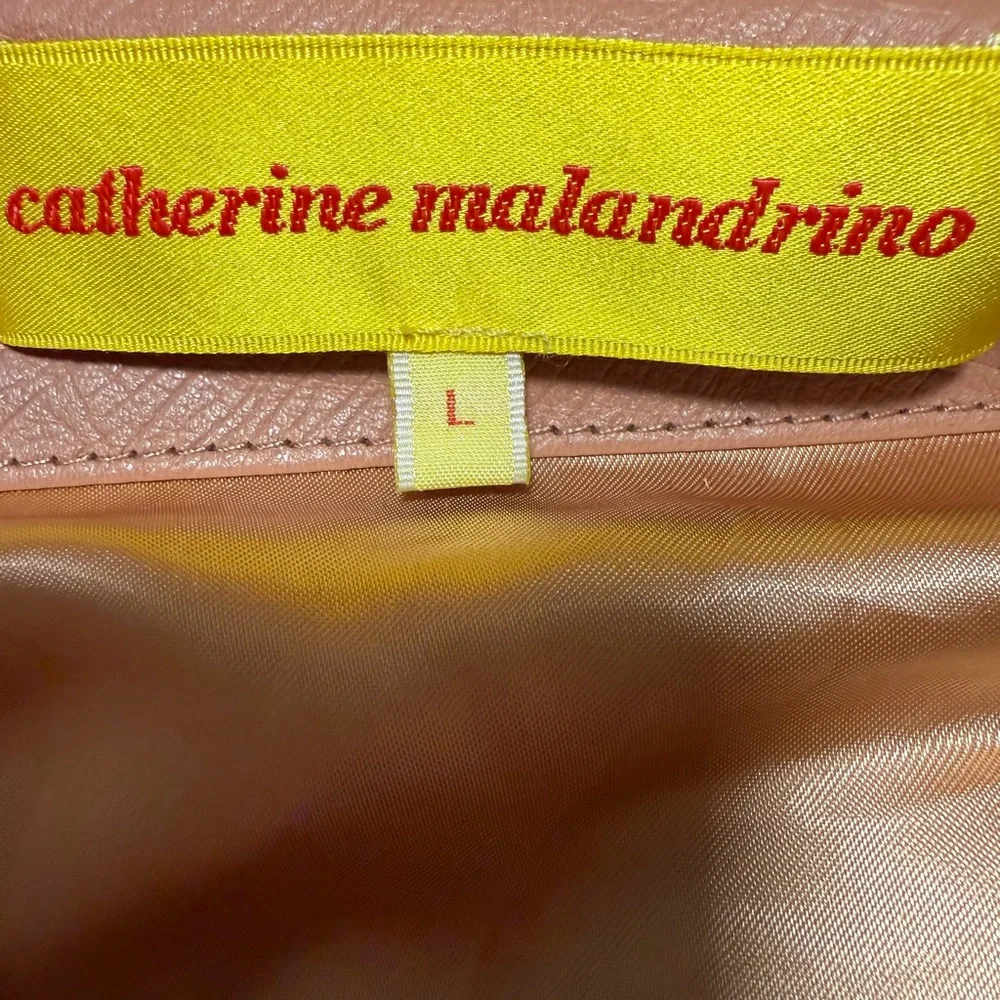 Catherine Malandrino Tan Outerwear with Fur Accent. - Picture 2 of 3